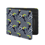 Illusion Toucan Print Bifold Wallet