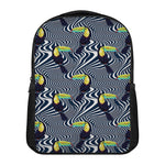 Illusion Toucan Print Casual Backpack