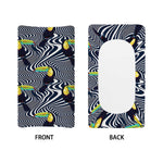 Illusion Toucan Print Changing Pad Cover