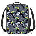 Illusion Toucan Print Crossbody Lunch Bag