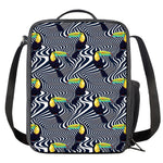 Illusion Toucan Print Crossbody Lunch Bag