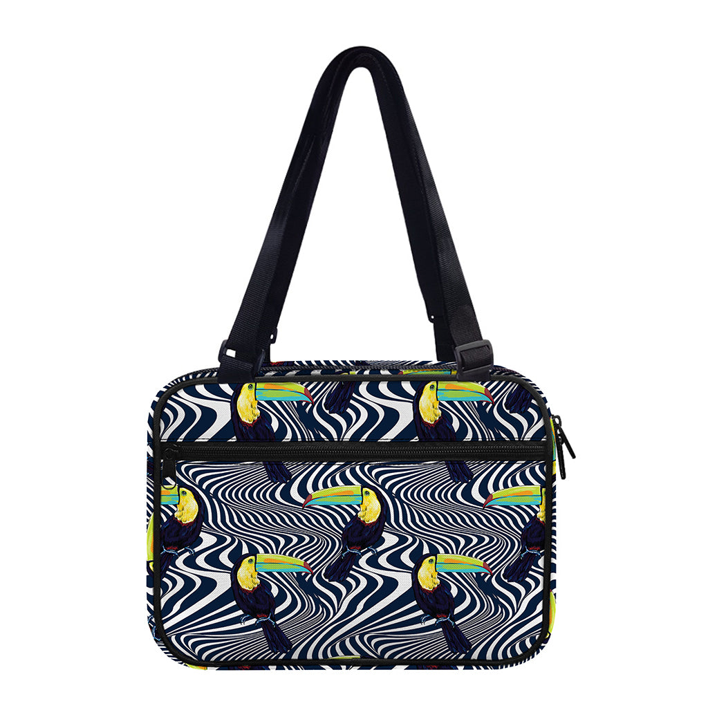 Illusion Toucan Print Double Strap Bible Bag