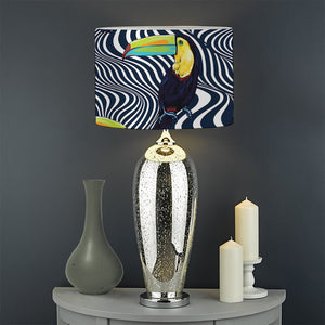 Illusion Toucan Print Drum Lamp Shade