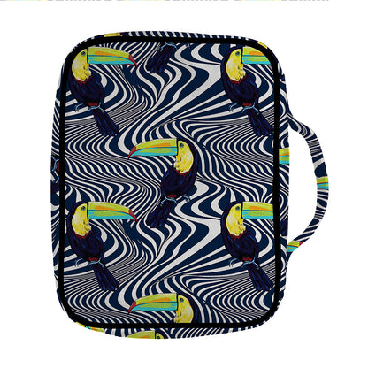 Illusion Toucan Print Front Pocket Bible Bag