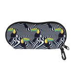 Illusion Toucan Print Glasses Case