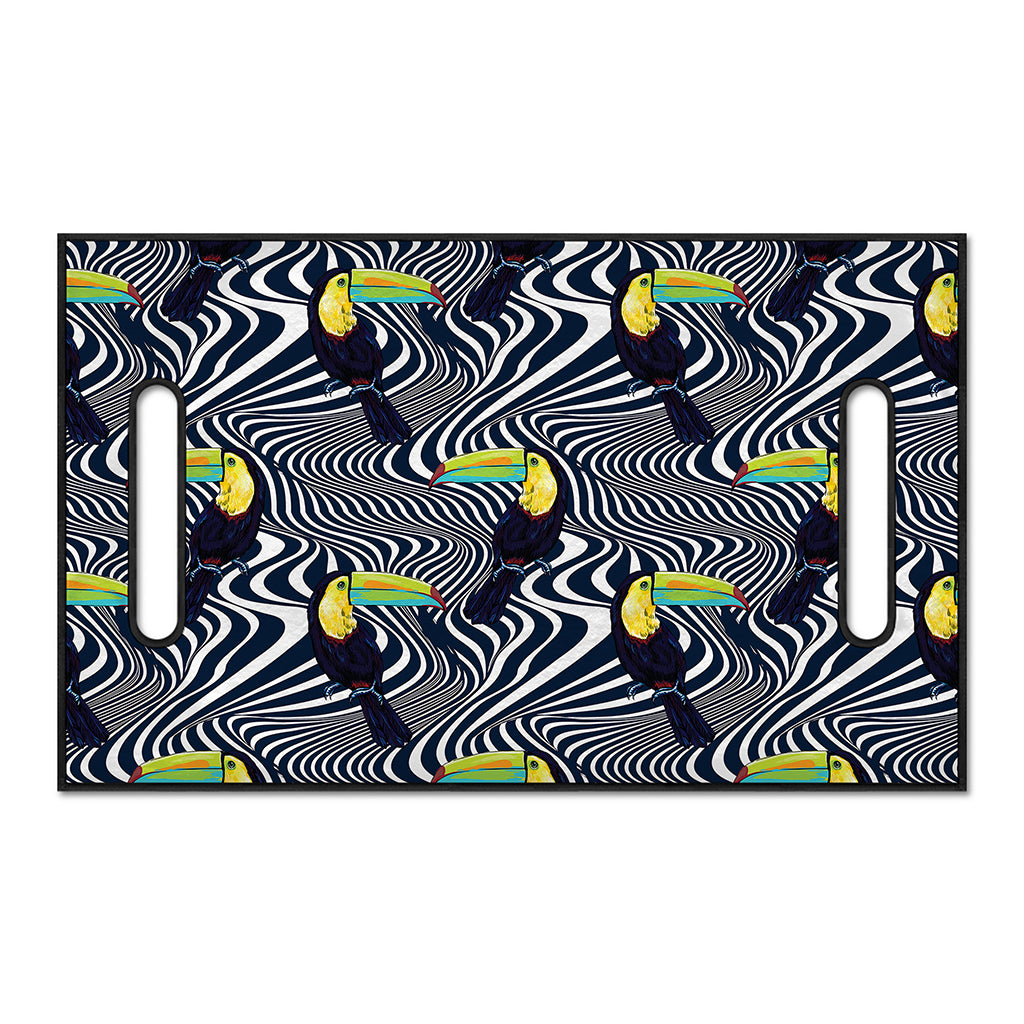 Illusion Toucan Print Golf Cart Seat Cover