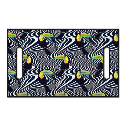 Illusion Toucan Print Golf Cart Seat Cover