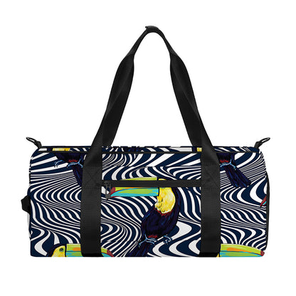 Illusion Toucan Print Gym Bag