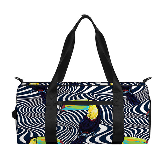 Illusion Toucan Print Gym Bag