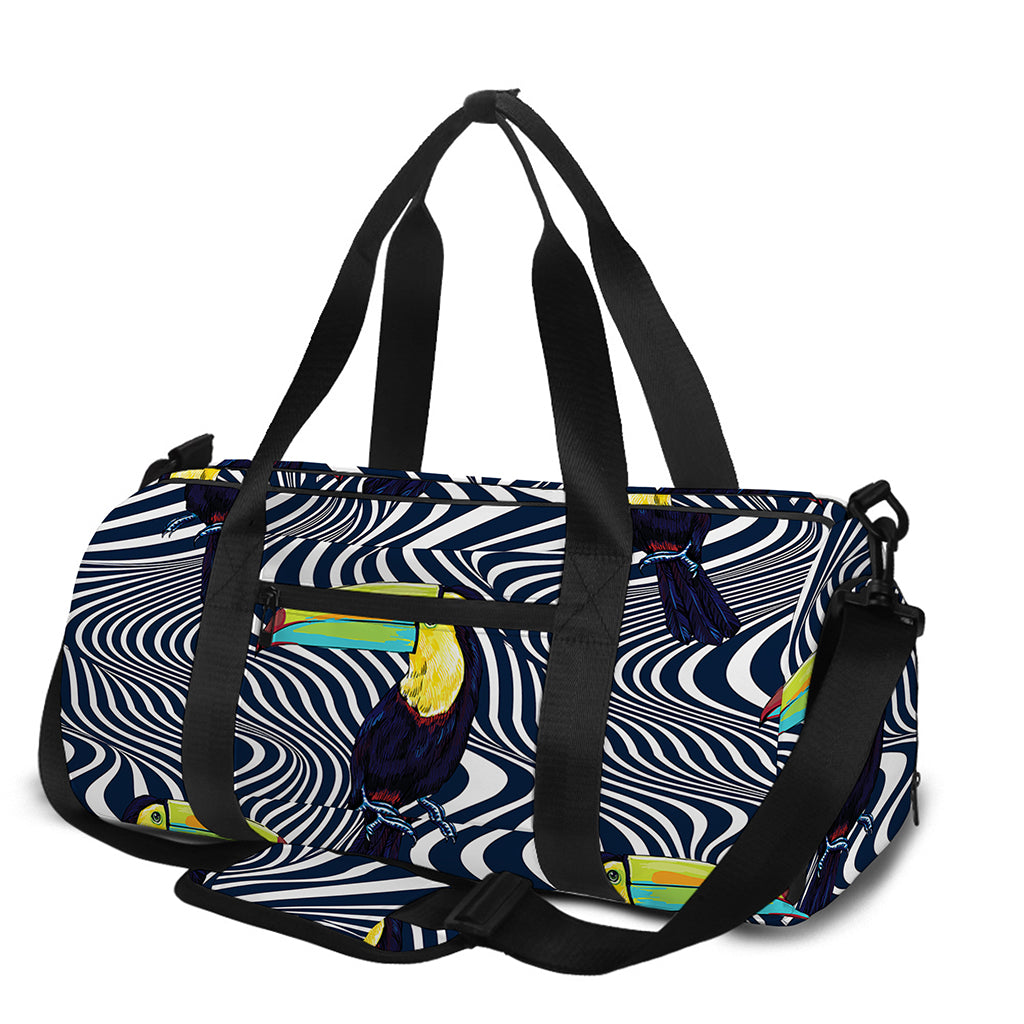 Illusion Toucan Print Gym Bag