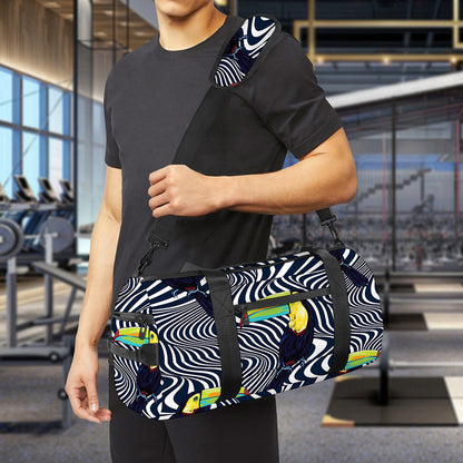 Illusion Toucan Print Gym Bag