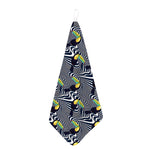 Illusion Toucan Print Hand Towel