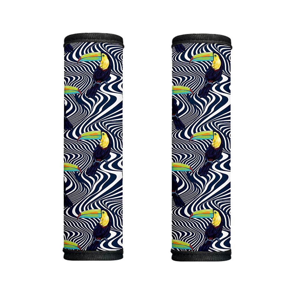 Illusion Toucan Print Handle Covers