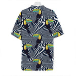 Illusion Toucan Print Hawaiian Shirt