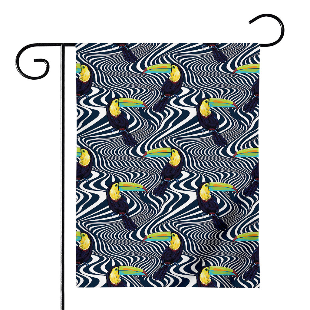 Illusion Toucan Print House Flag
