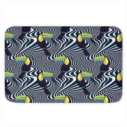 Illusion Toucan Print Indoor Door Mat