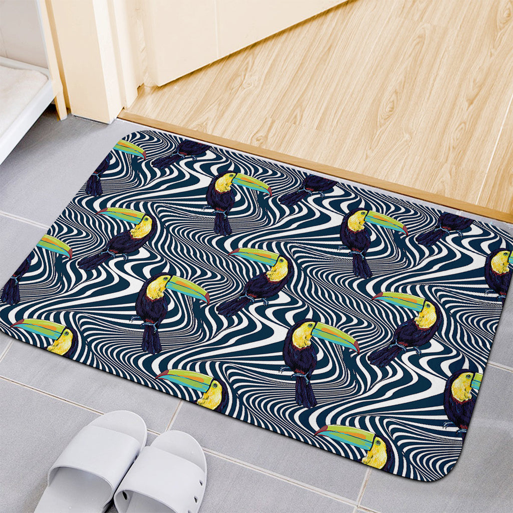 Illusion Toucan Print Indoor Door Mat