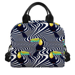 Illusion Toucan Print Insulated Lunch Bag