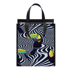 Illusion Toucan Print Insulated Lunch Tote