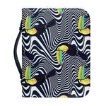 Illusion Toucan Print Leather Bible Cover