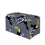 Illusion Toucan Print Leather Tissue Box Cover