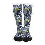 Illusion Toucan Print Long Socks