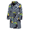 Illusion Toucan Print Men's Bathrobe