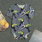Illusion Toucan Print Men's Bodysuit