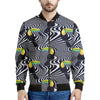 Illusion Toucan Print Men's Bomber Jacket