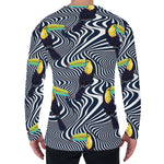 Illusion Toucan Print Men's Long Sleeve T-Shirt