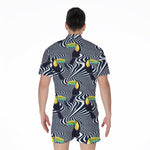 Illusion Toucan Print Men's Rompers