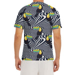 Illusion Toucan Print Men's Short Sleeve Rash Guard
