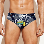 Illusion Toucan Print Men's Swim Briefs