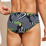 Illusion Toucan Print Men's Swim Briefs