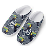 Illusion Toucan Print Mesh Casual Shoes