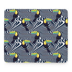 Illusion Toucan Print Mouse Pad