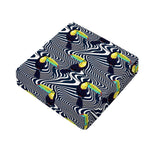 Illusion Toucan Print Outdoor Seat Cushion Cover