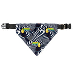 Illusion Toucan Print Over The Collar Dog Bandana
