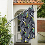 Illusion Toucan Print Polyester Flag