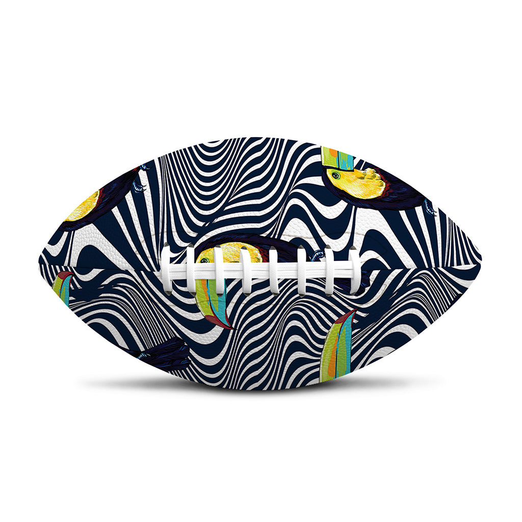Illusion Toucan Print Rugby Ball