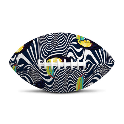 Illusion Toucan Print Rugby Ball