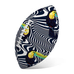 Illusion Toucan Print Rugby Ball