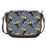Illusion Toucan Print Saddle Bag