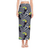 Illusion Toucan Print Side Slit Maxi Skirt