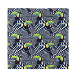 Illusion Toucan Print Silk Bandana