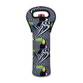 Illusion Toucan Print Single Neoprene Wine Tote