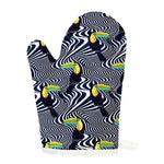 Illusion Toucan Print Single Oven Mitt
