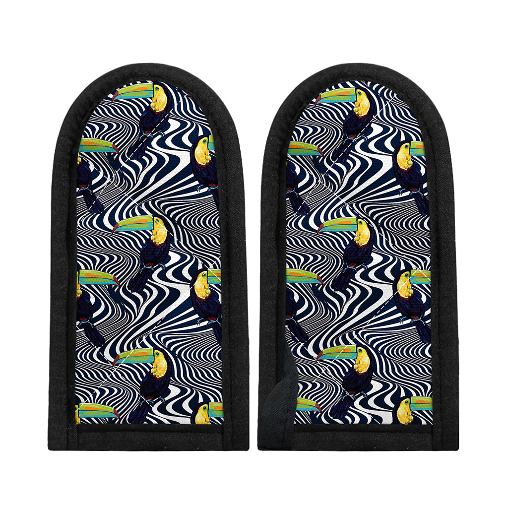 Illusion Toucan Print Skillet Handle Cover