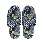 Illusion Toucan Print Slippers