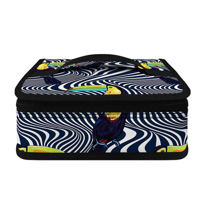 Illusion Toucan Print Small Lunch Bag